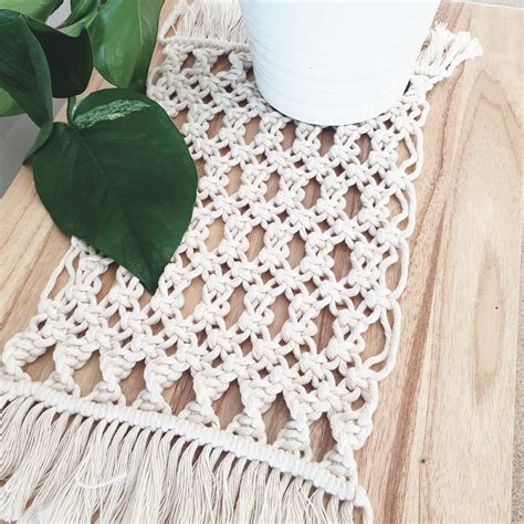 Macrame Table Mat DIY 的图像结果