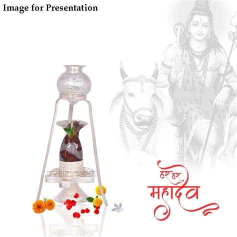 Buy Vedic Vaani Lord Shiva Shivling- Yoni Base | Abhishek Pot & Snake ...