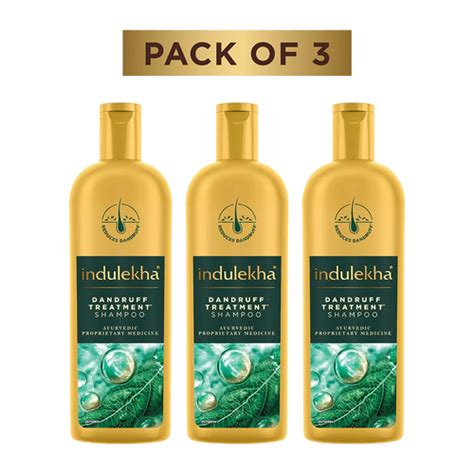Indulekha Dandruff Treatment Shampoo (Pack of 3)