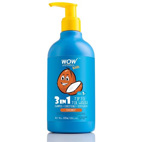 WOW Skin Science Kids Tip To Toe Wash - Shampoo - Conditioner - Body ...