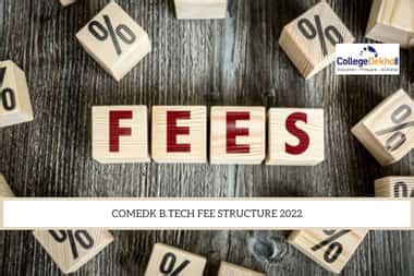 COMEDK Counselling 2022: Check B.Tech Fee Structure Details | CollegeDekho