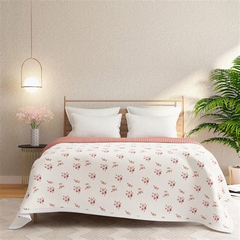 Buy PORTICO Scarlet Cotton Printed Reversible Double Dohar from Portico ...