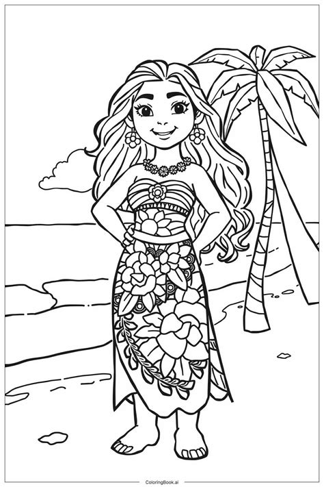 Coloring Pages Disney Moana [2025]