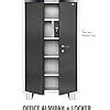 All Safe Metal Office Locker Almirah, ( Grey ) : Amazon.in: Office Products