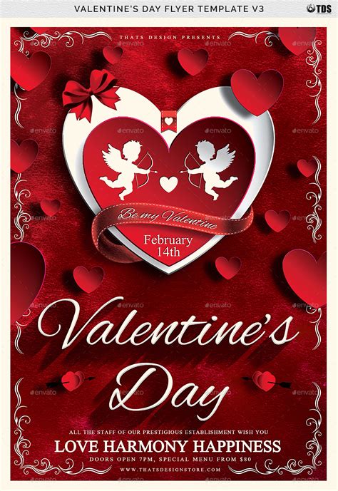 Printable Valentine Flyer Template 53+ Fabulous PSD Valentine Flyer