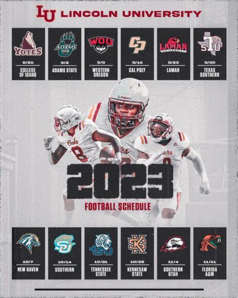 Football-Schedule - Lincoln University Athletics