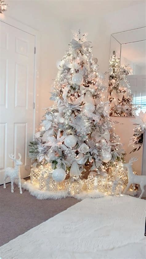25 absolutely stunning white christmas tree decorating ideas – Artofit