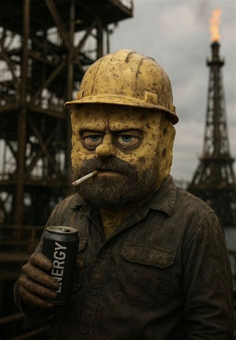 SpongeBob On the Job Site | Blue Collar SpongeBob | Know Your Meme