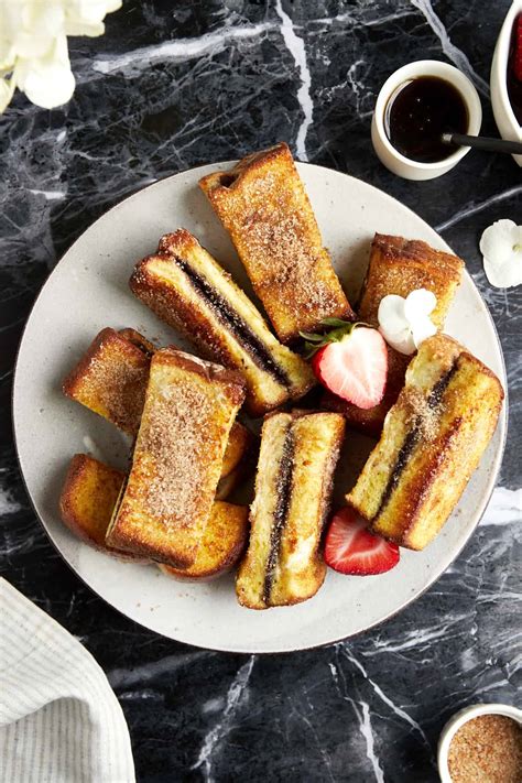 Air Fryer Nutella French Toast Sticks - Food Dolls