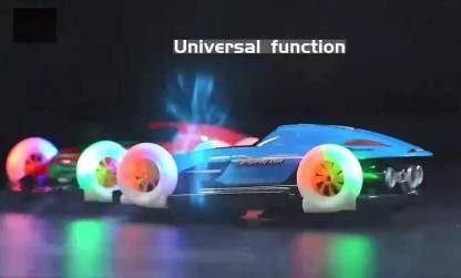 Quefit Battery Operated Deform Flying Car with Sound & Light Rotating ...