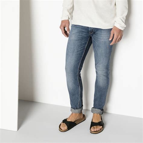 BIRKENSTOCK Madrid Birko-Flor Sandal - Black and Dark Brown