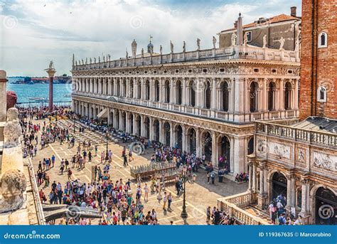 Aerial View of the Iconic St. Mark S Square, Venice, Italy Editorial ...