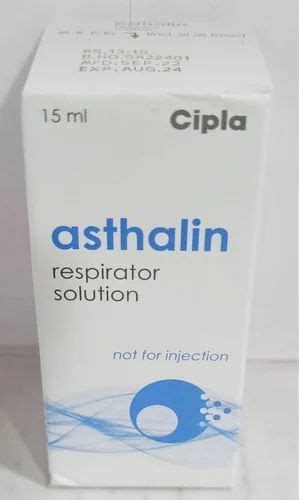 asthma Medicine - Asthalin Salbutamol Inhaler 100% Export Oriented Unit ...