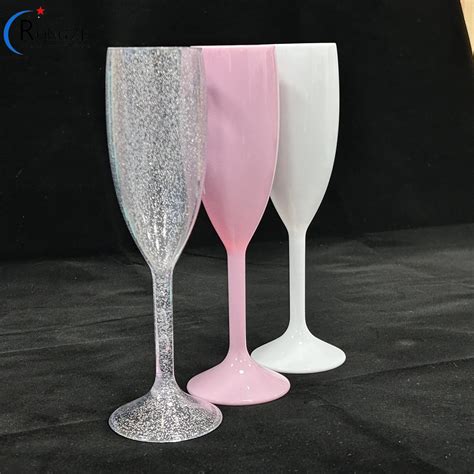 Hot Selling New Plastic Goblets, Acrylic Colored Champagne Glasses ...
