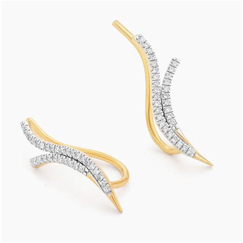 Roots Ear Climber Earrings – Ella Stein India