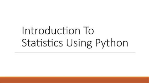 Probability and Statistics Using Python 的图像结果