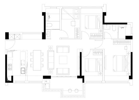 经济实用的小户型二层自建房屋设计图，占地116平方米 - 轩鼎房屋图纸