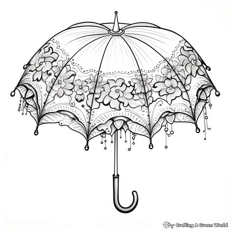 Umbrellas Coloring Pages - Free & Printable!