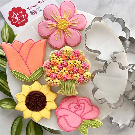 Mother's Day Spring Flowers Cookie Cutters 5-Pc. Set Made in The USA by ...