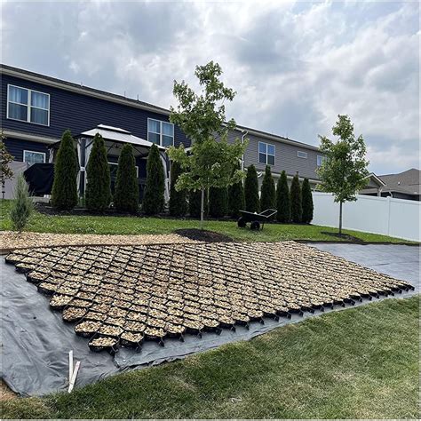 Permeable Gravel Driveway Grid System, 5cm/10cm Thick Geo Ground Grid ...