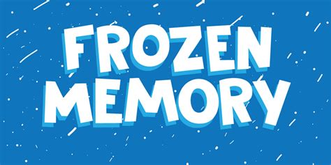 DK Frozen Memory Font | dafont.com