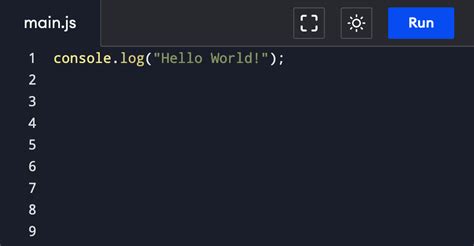 How to Run JavaScript Online 的图像结果