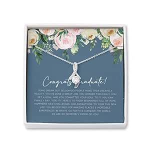 rakva 925 Sterling Silver Gift Granddaughter Necklace, Graduation Gift ...