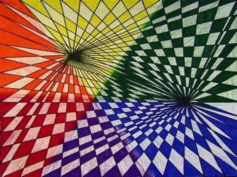 Image result for Complementary Color Op Art