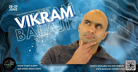 Vikram Balaji - International Headliner, The Comedy Joint Khaosan ...