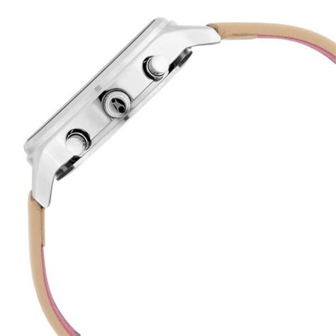 Buy Online Fastrack Ruffles Quartz Multifunction Beige Dial Leather ...