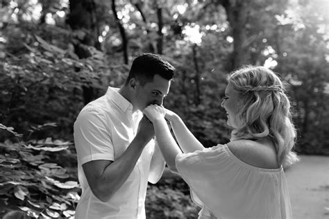 Engagement Photos at Burr Oak Nature Center - Natalie Nichole