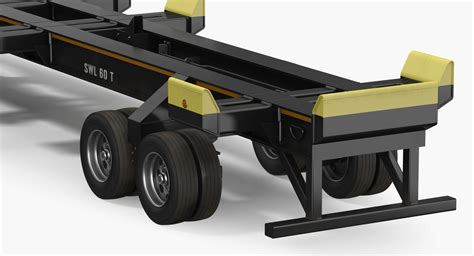 Terminal Tractor with Semi Trailer 3D model | 3D Molier International