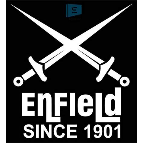 SIGN EVER Enfield Since 1901 Logo Stickers Suitable for Royal Enfield ...