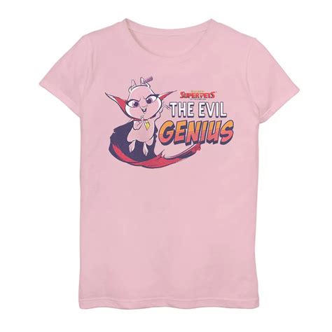Girls 7-16 DC Super Pets Lulu Evil Genius Graphic Tee