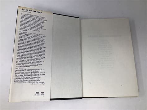 Stand on Zanzibar by Brunner, John: Like New Hardcover (1969) First ...