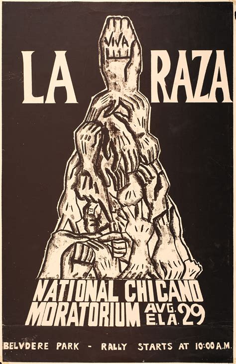 Viva la raza : National Chicano Moratorium : Aug[August] 29 E[East] L.A ...