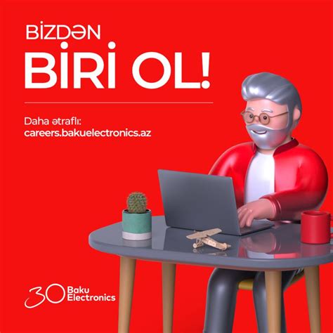 Baku Electronics şirkəti Marketinq departamenti üçün “Baş qrafik ...