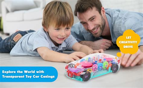 Buy SaleOn Automatic 360 Degree Rotating 3D Plastic Car with Lights and ...