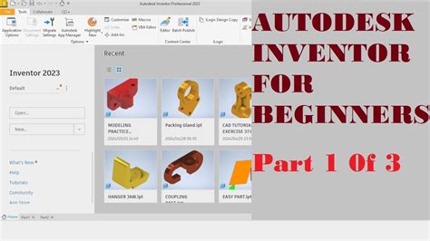 Inventor Tutorial for Beginners 1 的图像结果