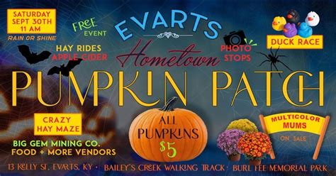 Evarts Hometown Pumpkin Patch, Baileys Creek Walking Track, Lejunior ...
