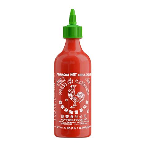 Amazon.com: The Original Huy Fong Sriracha, 17 OZ Hot Chili Sriracha ...