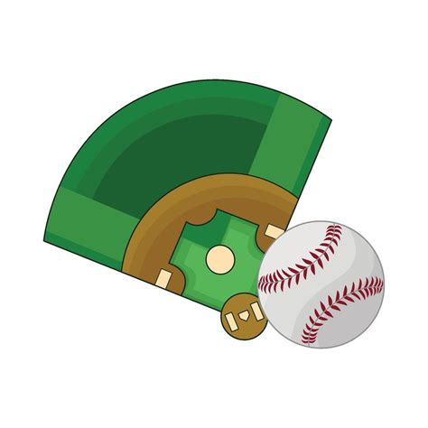 Baseball Field Vector Art 的图像结果