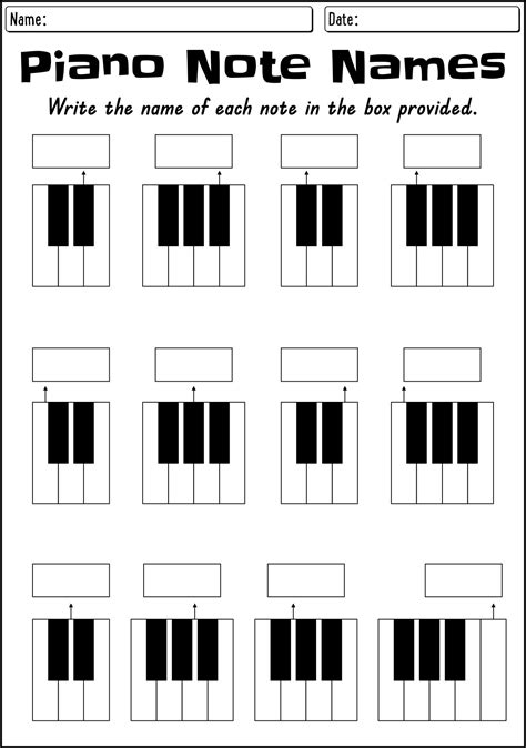 Piano Keyboard Clip Art Free | Piano, Piano music lessons, Piano worksheets