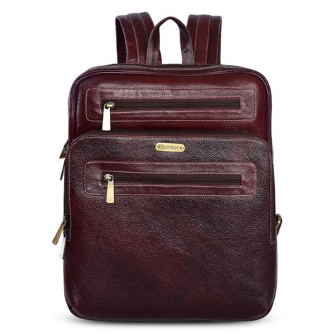 LEATHER BACKPACK 36828 (Brown) – SREELEATHERS