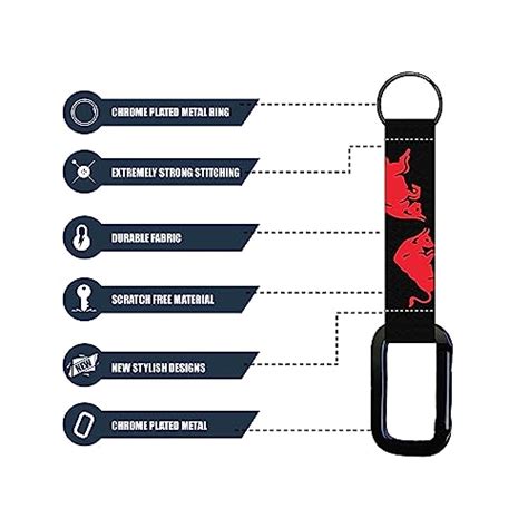 ISEE 360® Bull Lanyard Keychain For Bikes Car Riders Hook and Ring ...