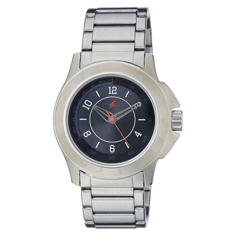 Buy Online Fastrack Quartz Analog Black Dial Stainless Steel Strap ...