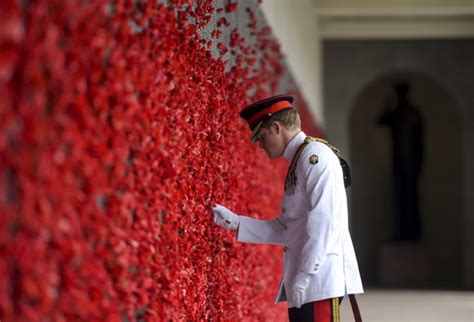 Britain's Prince Harry Visits the Australian War Memorial in Canberra ...