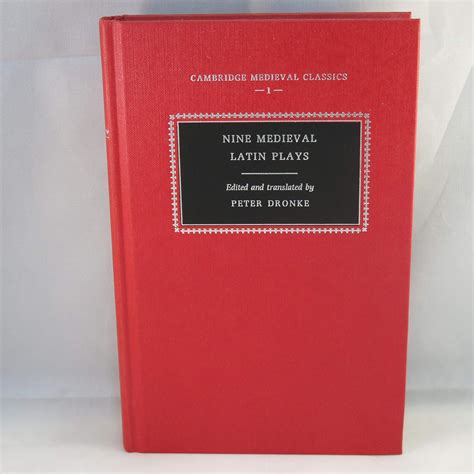Buy Nine Medieval Latin Plays (Cambridge Medieval Classics) Book Online ...
