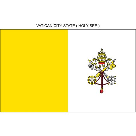 Vatican City State (Holy See) Flag - Awal Plastics Shop Catalogue