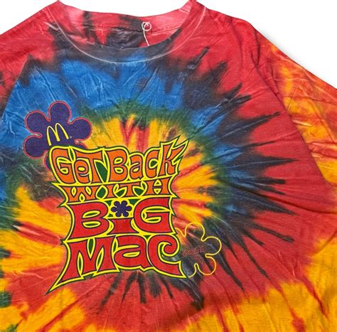 90s McDonalds "BIG MAC" TyeDye Tee | RIDDLE clothing
